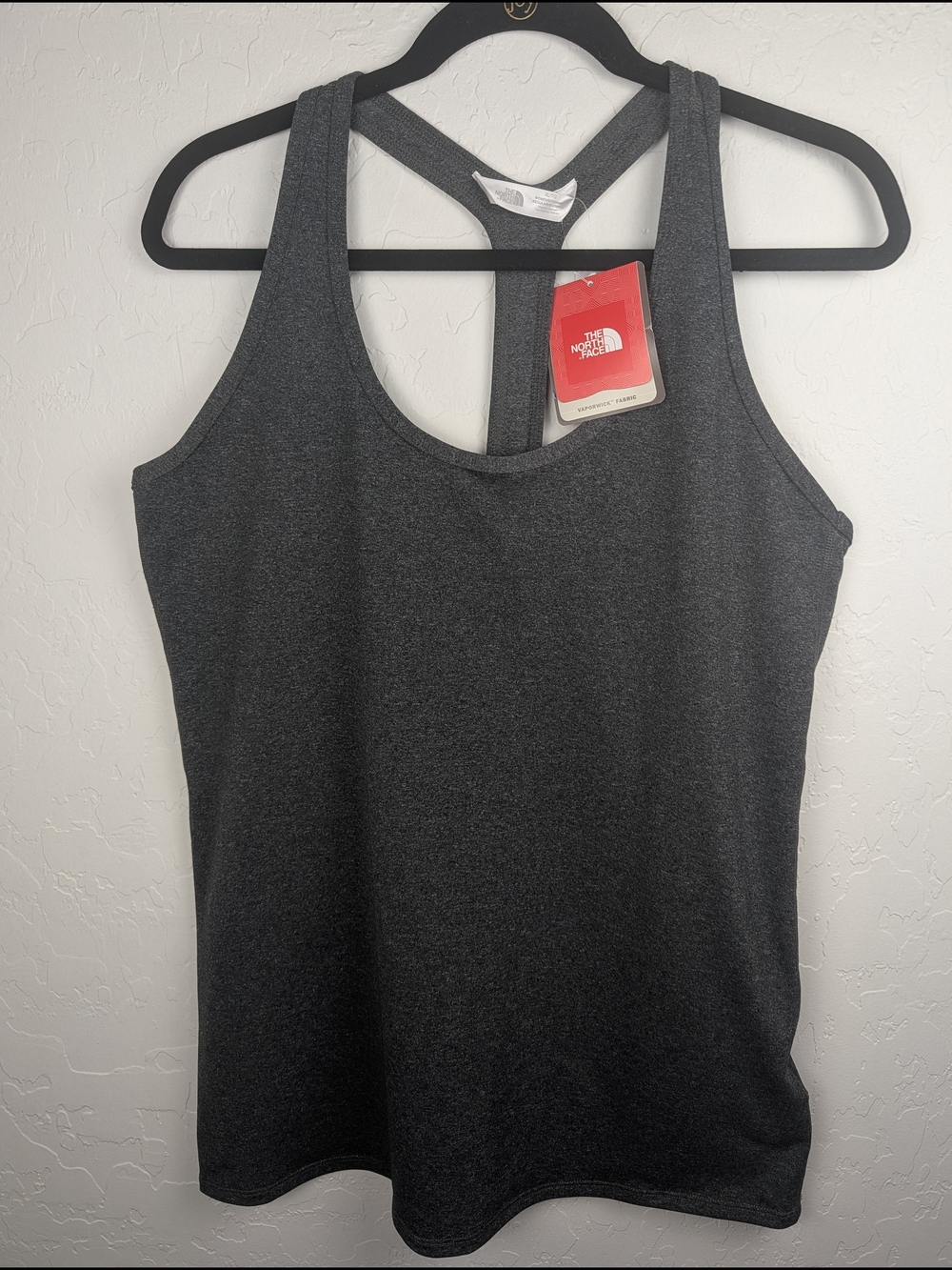 The North Face Women’s XL Charcoal Gray Racerback Tank Top Performance/Yoga NEW